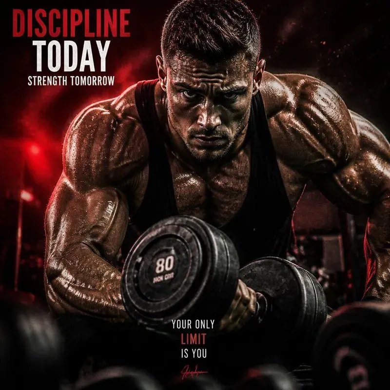 Gym Motivation Poster Art