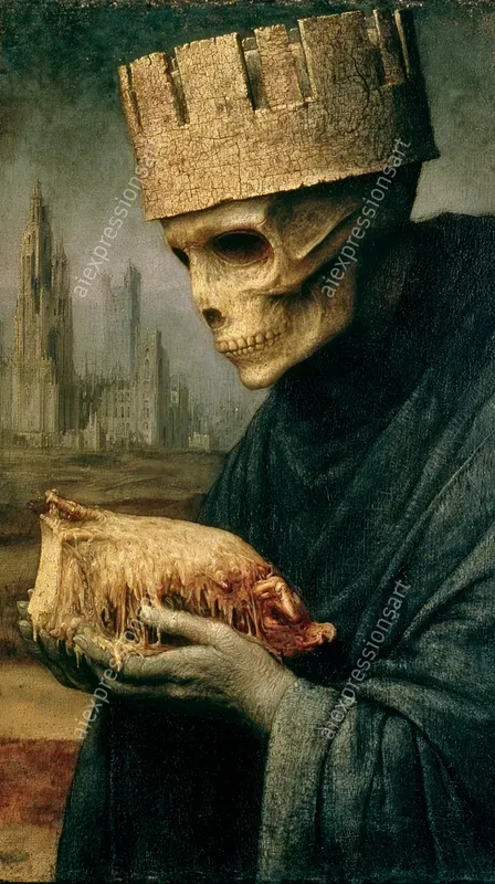 Dark Renaissance Surrealism Oil Paintings