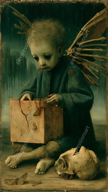 Dark Renaissance Surrealism Oil Paintings