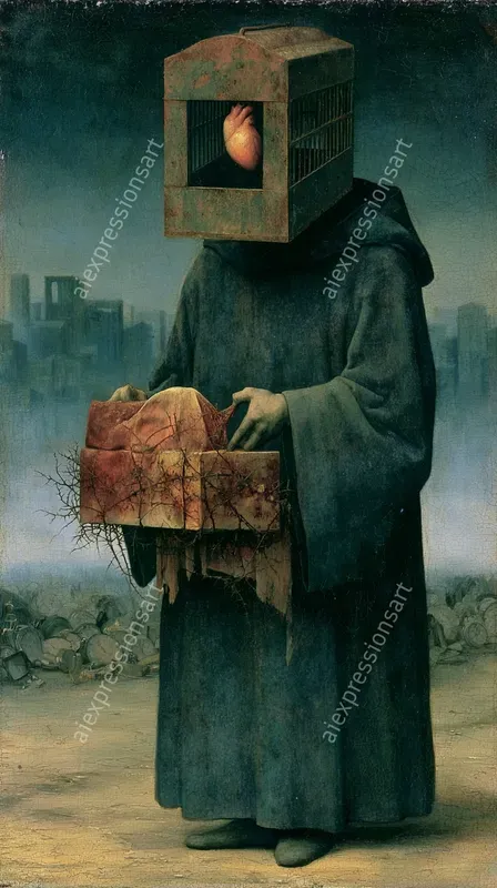 Dark Renaissance Surrealism Oil Paintings
