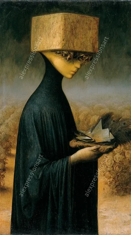 Dark Renaissance Surrealism Oil Paintings