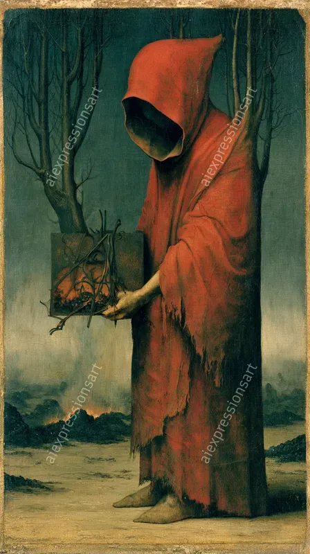 Dark Renaissance Surrealism Oil Paintings