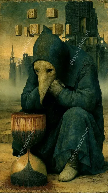 Dark Renaissance Surrealism Oil Paintings
