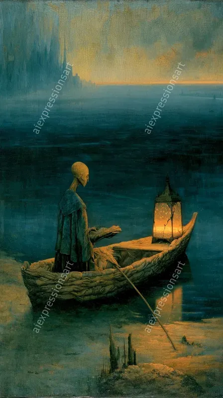 Dark Renaissance Surrealism Oil Paintings