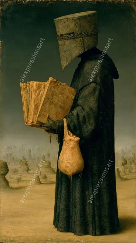 Dark Renaissance Surrealism Oil Paintings
