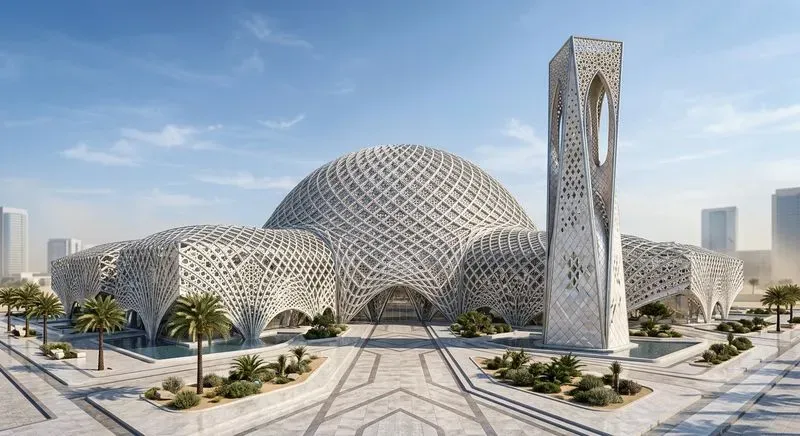 Gulf Futurism Architecture Generator