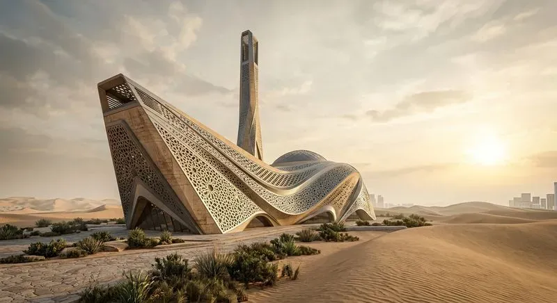 Gulf Futurism Architecture Generator