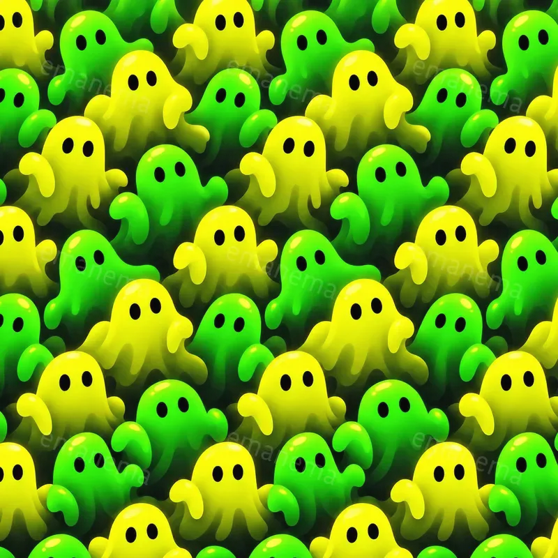 Glowing Neon Seamless Patterns