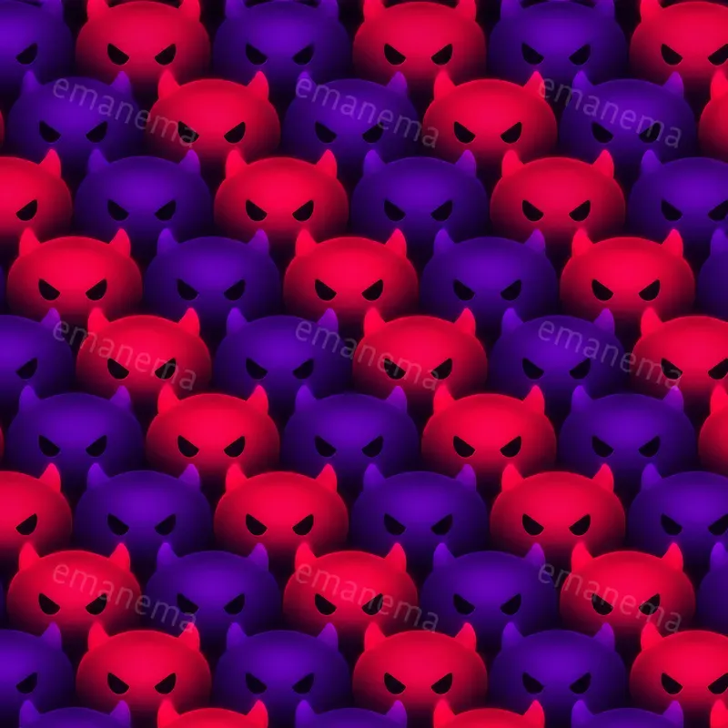 Glowing Neon Seamless Patterns