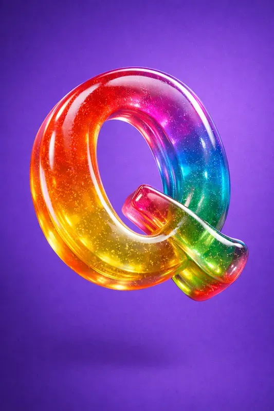 Luxury 3D Material Letter Art