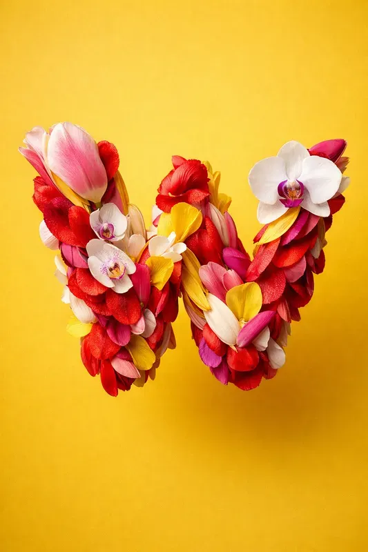 Luxury 3D Material Letter Art