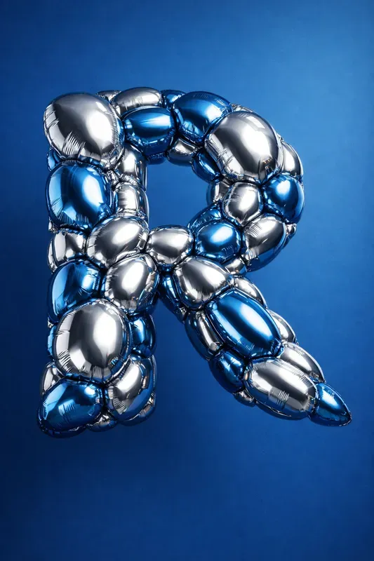 Luxury 3D Material Letter Art