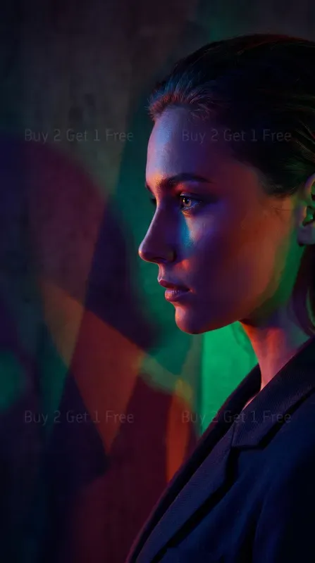 Colorful Shadow Portraits