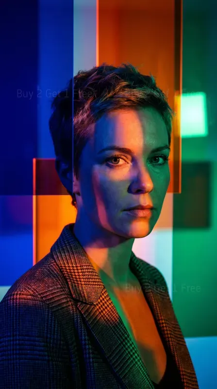 Colorful Shadow Portraits