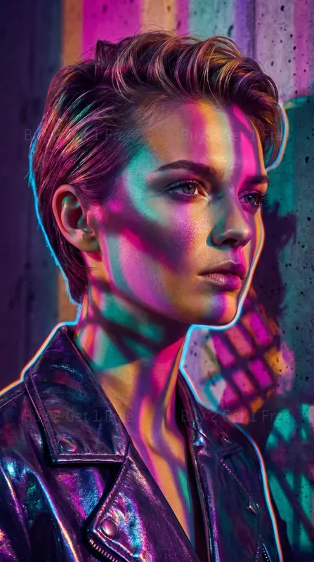 Colorful Shadow Portraits