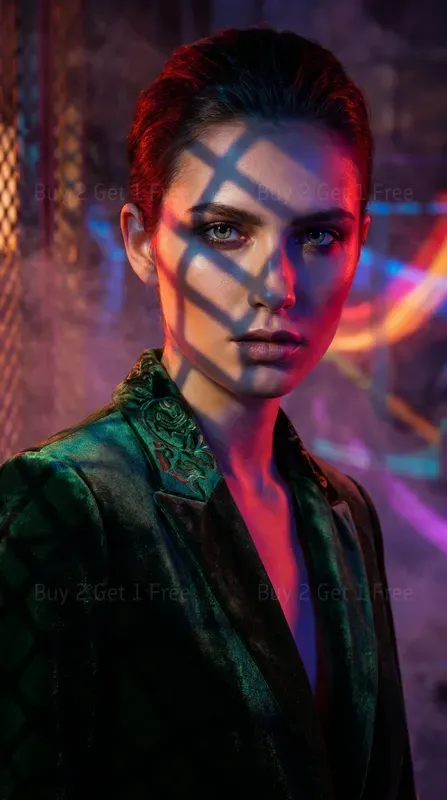 Colorful Shadow Portraits