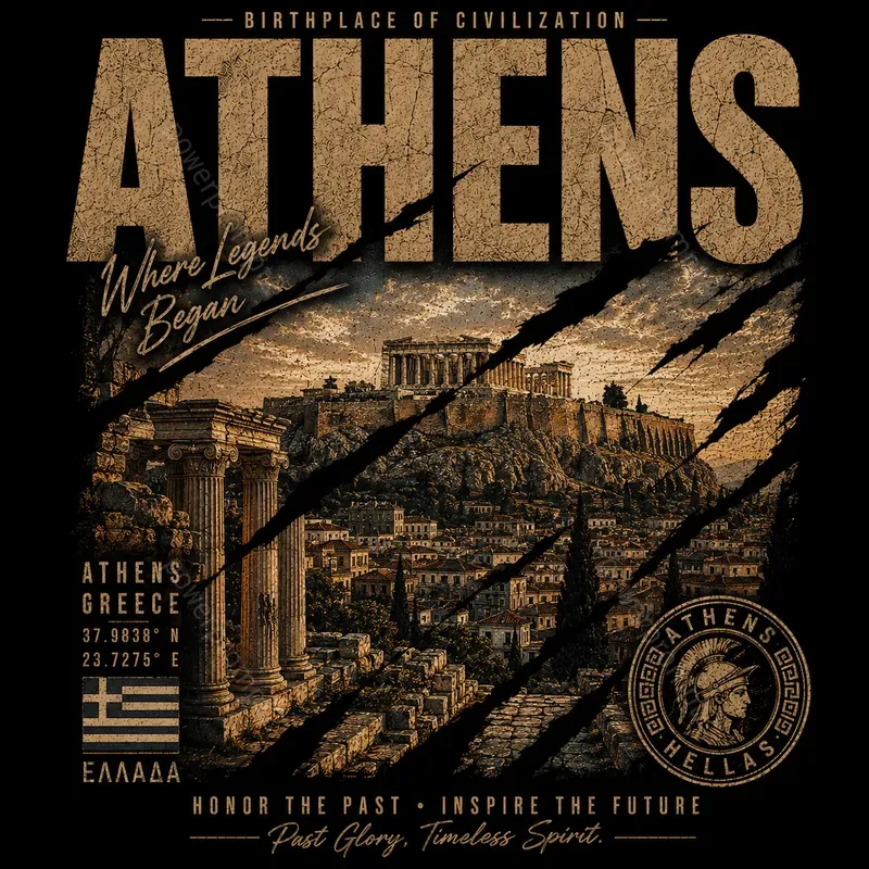 Urban Vintage City Scratch Tshirts