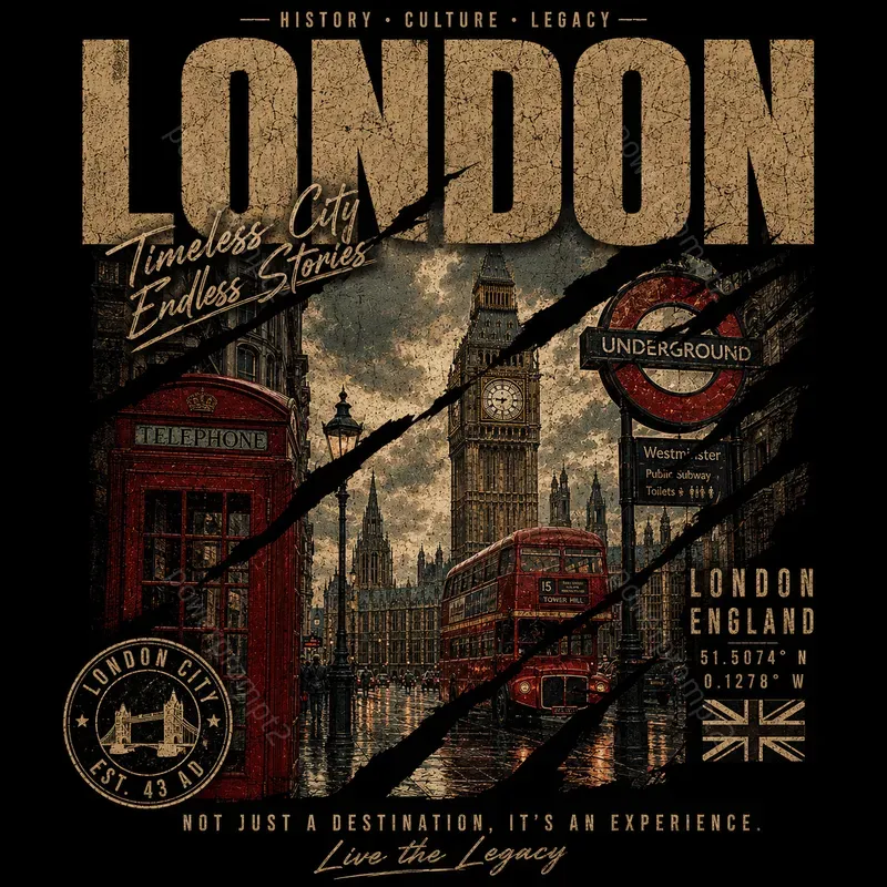 Urban Vintage City Scratch Tshirts