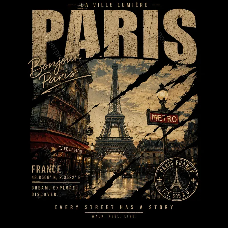 Urban Vintage City Scratch Tshirts