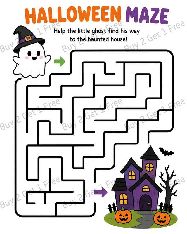 Spooky Halloween Kids Activity Printables