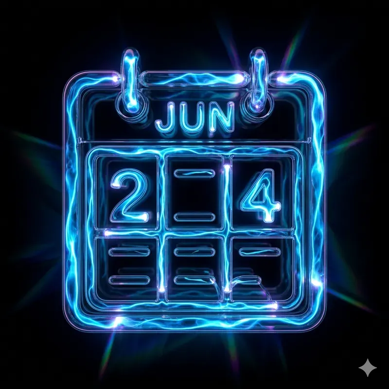 3D Cyberpunk Neon Glowing Icons