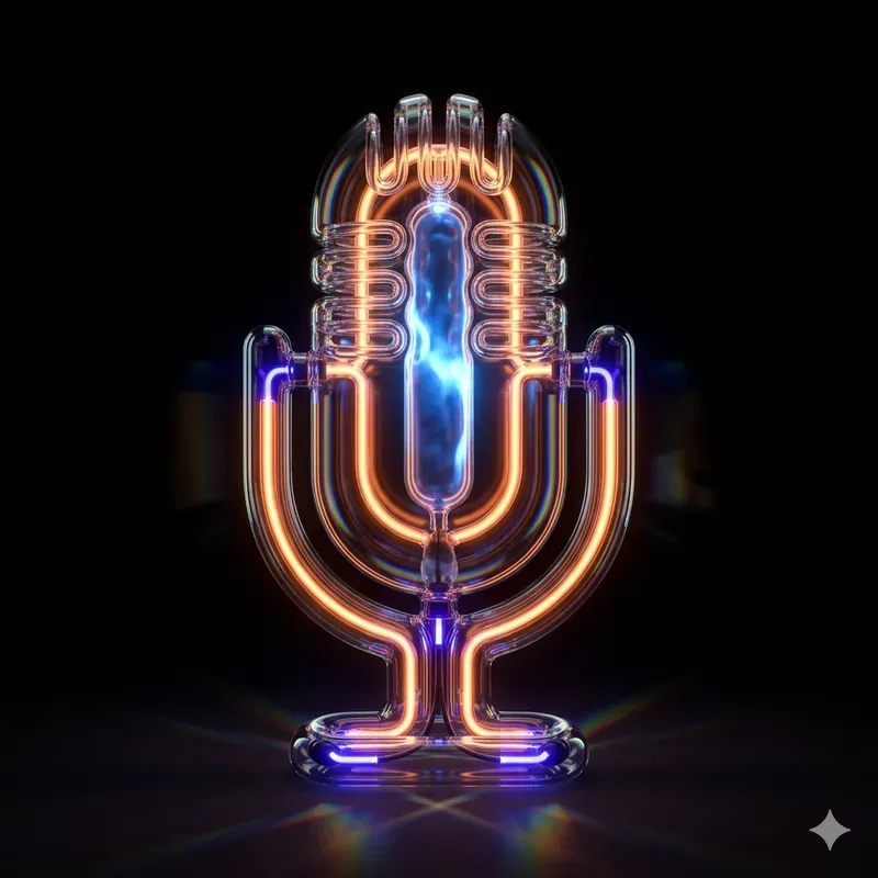 3D Cyberpunk Neon Glowing Icons