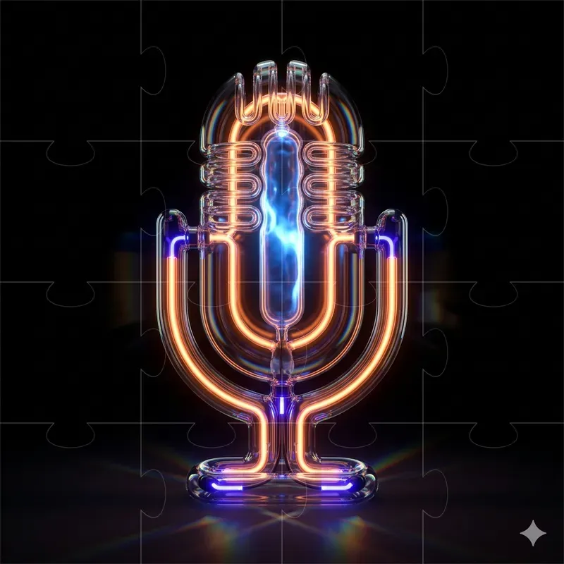 3D Cyberpunk Neon Glowing Icons