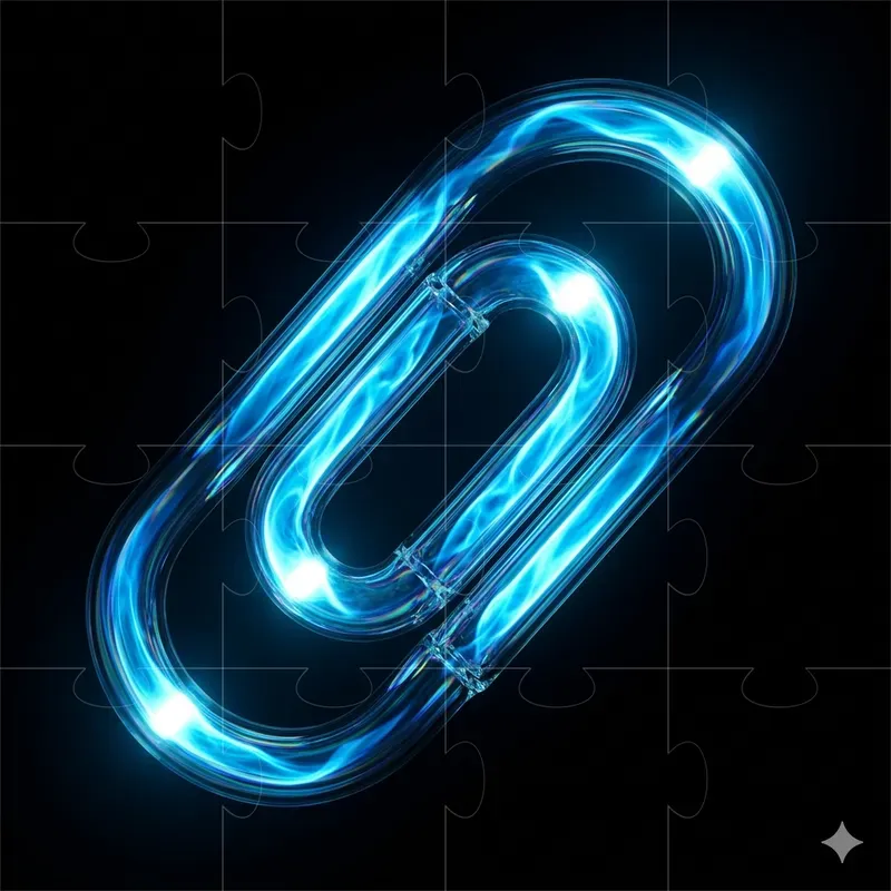 3D Cyberpunk Neon Glowing Icons