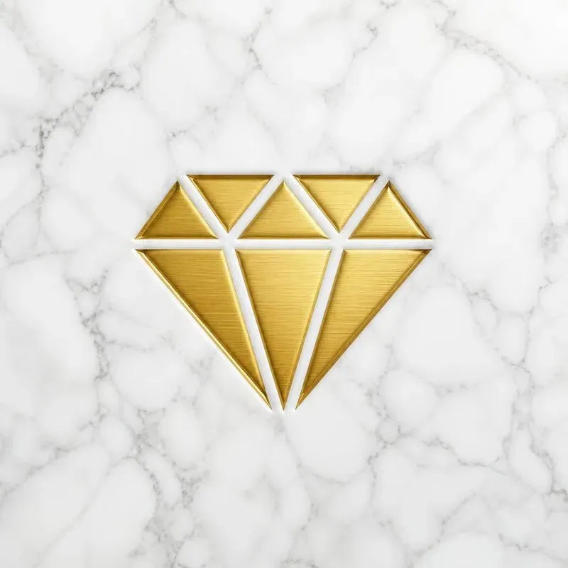 Luxury 3d Gold Marble Minimalist Icons