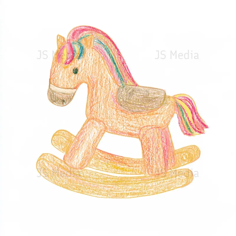 Crayon Colored Pencil Handdrawn Icons