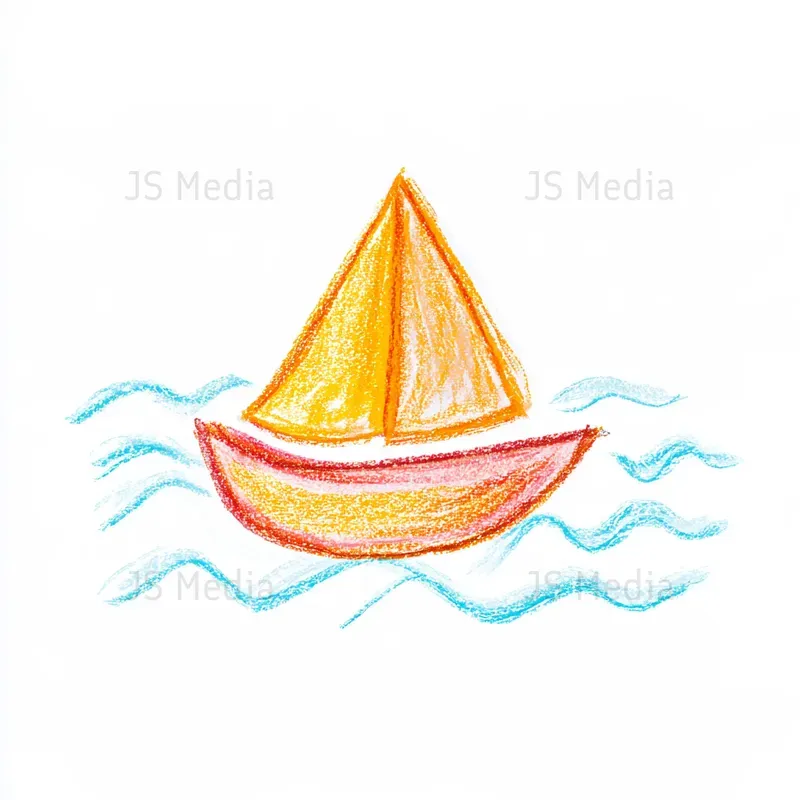 Crayon Colored Pencil Handdrawn Icons