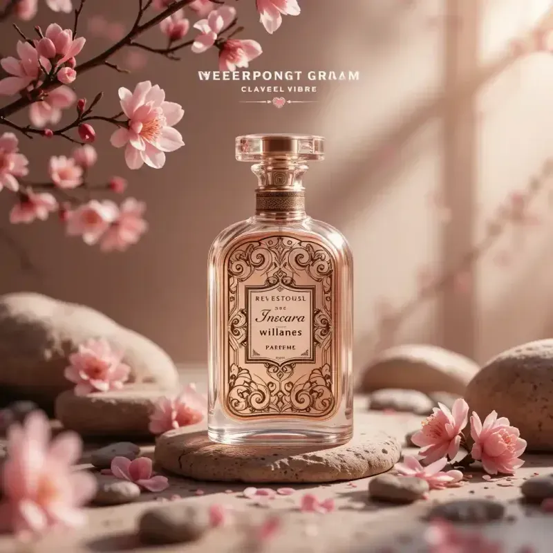 Luxury Perfume Ads With Natural Elements