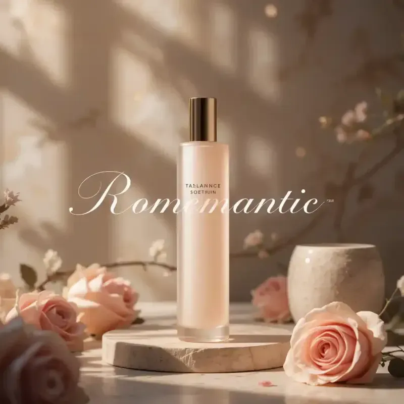 Luxury Perfume Ads With Natural Elements
