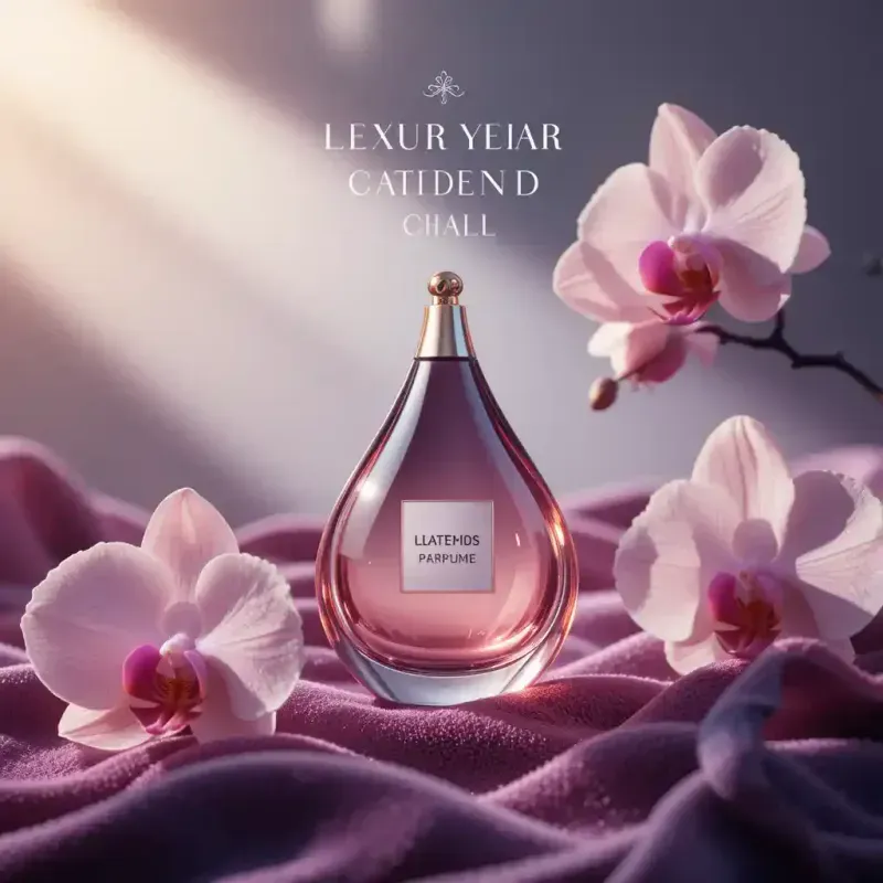 Luxury Perfume Ads With Natural Elements