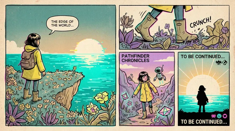 Retrofuturist Lofi Comic Stories