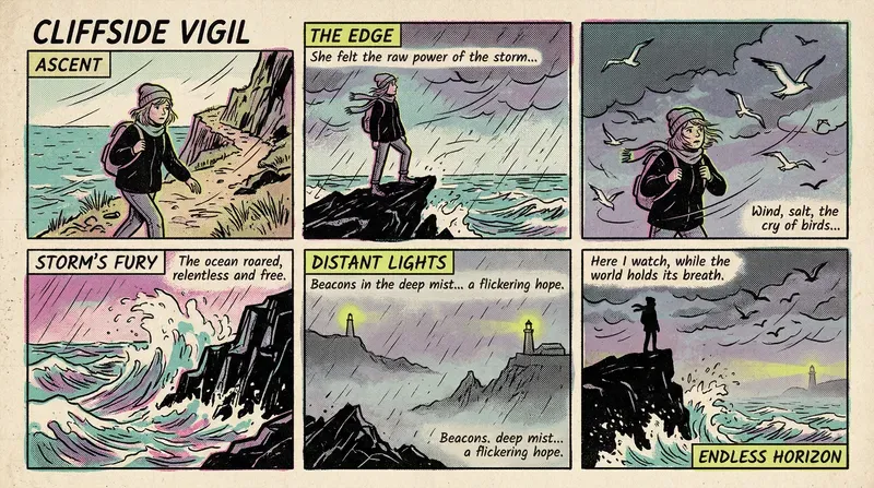 Retrofuturist Lofi Comic Stories