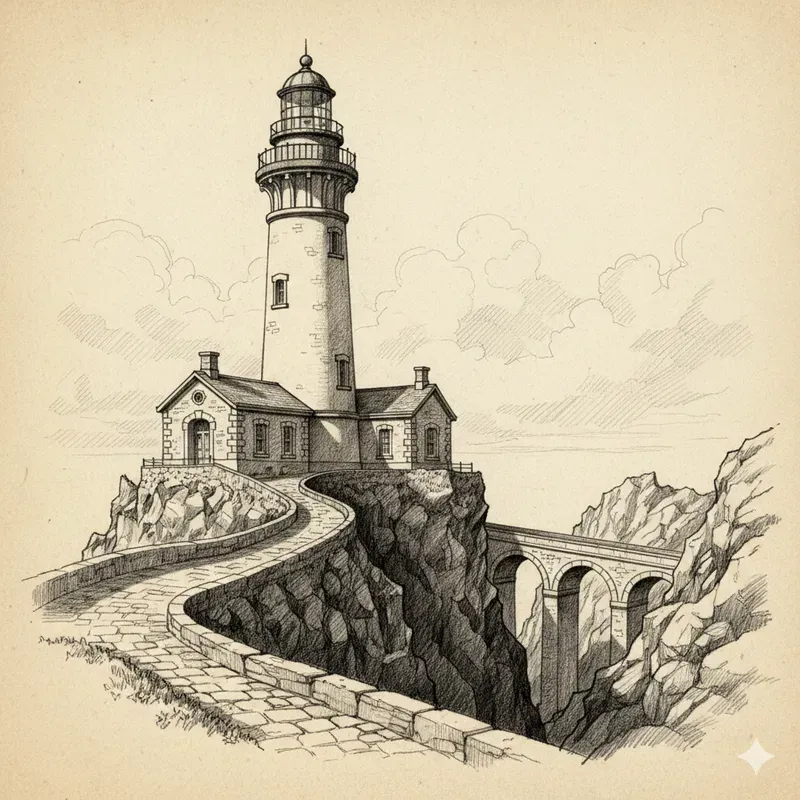 Old World Architecture Pencil Sketches