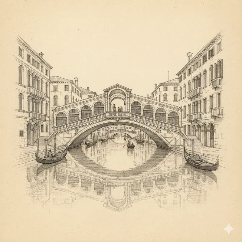 Old World Architecture Pencil Sketches