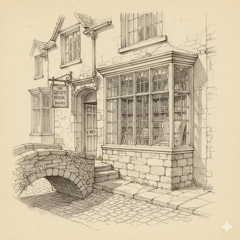 Old World Architecture Pencil Sketches