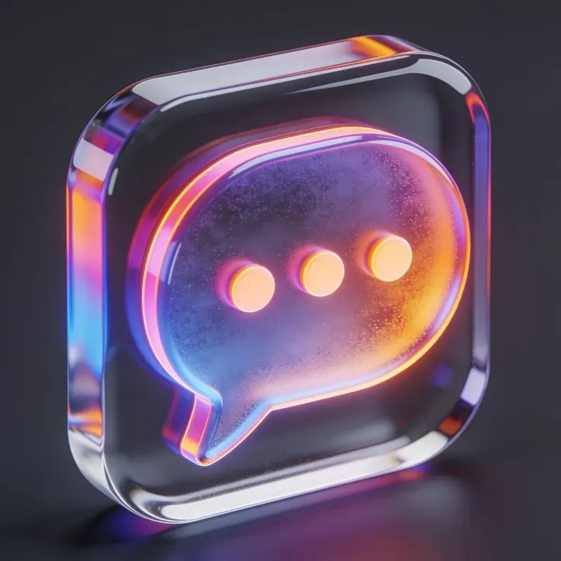 Premium 3D Glassmorphism UI App Icons