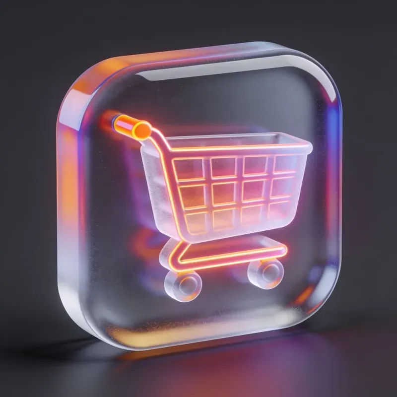 Premium 3D Glassmorphism UI App Icons
