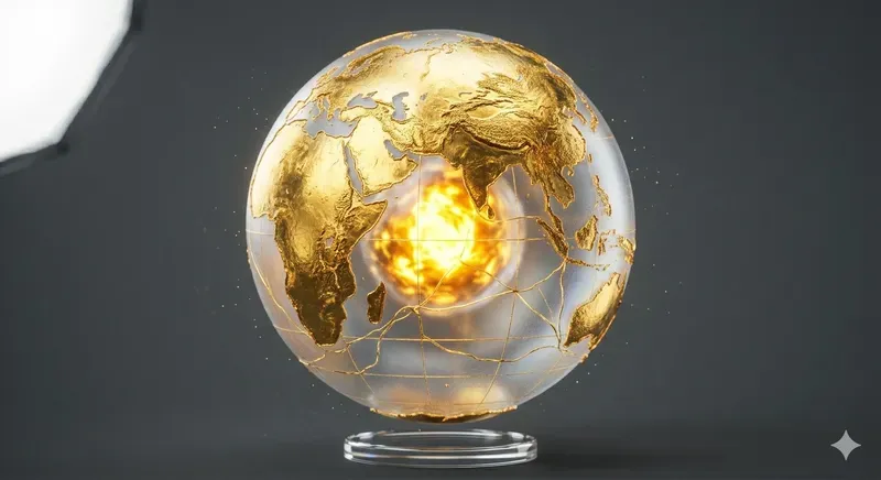 Ultraluxury Glass Gold 3D Assets