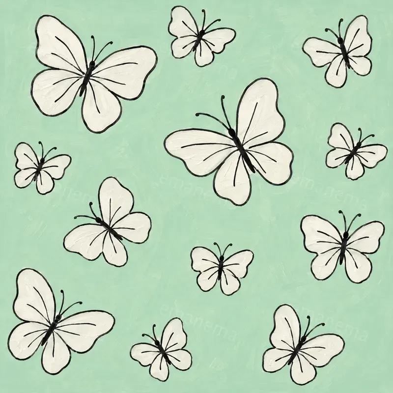 Fresh Hand Drawn Scattered Patterns