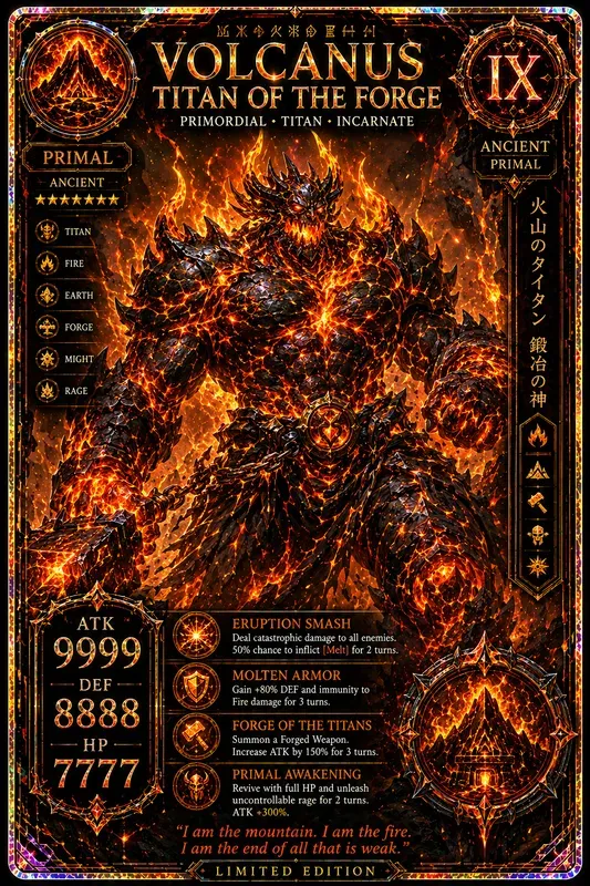 Holographic Collector Card Generator
