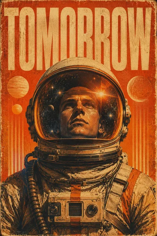 Retro Editorial Poster Generator