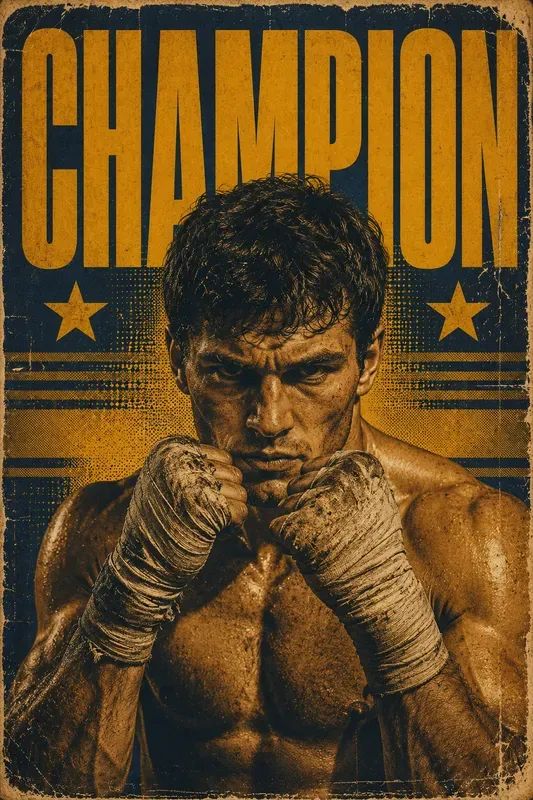 Retro Editorial Poster Generator