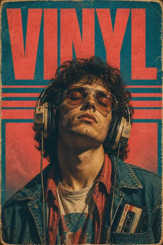Retro Editorial Poster Generator
