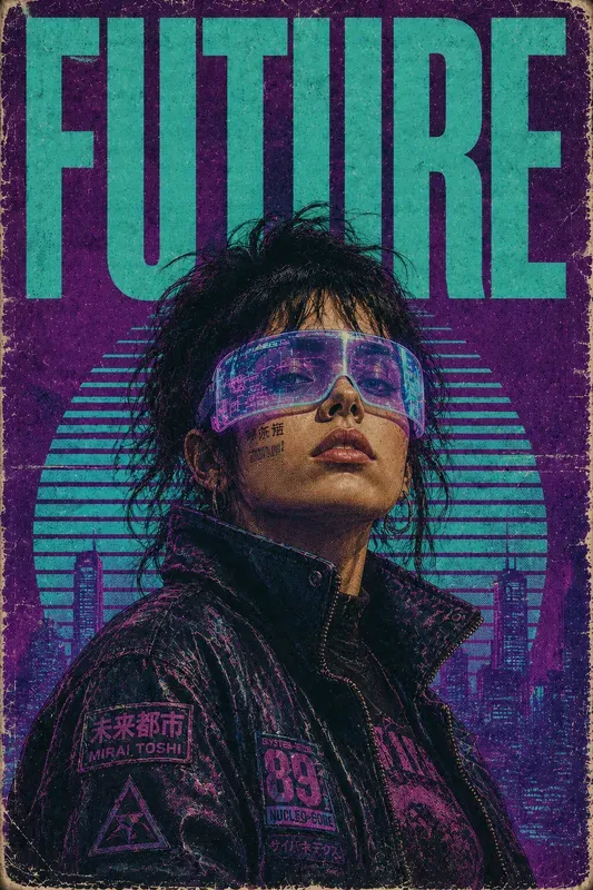 Retro Editorial Poster Generator