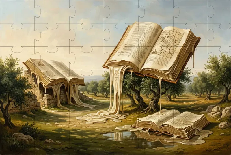 Melting Surreal Landscape Generator