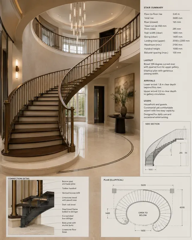 Custom Staircase Railing Generator